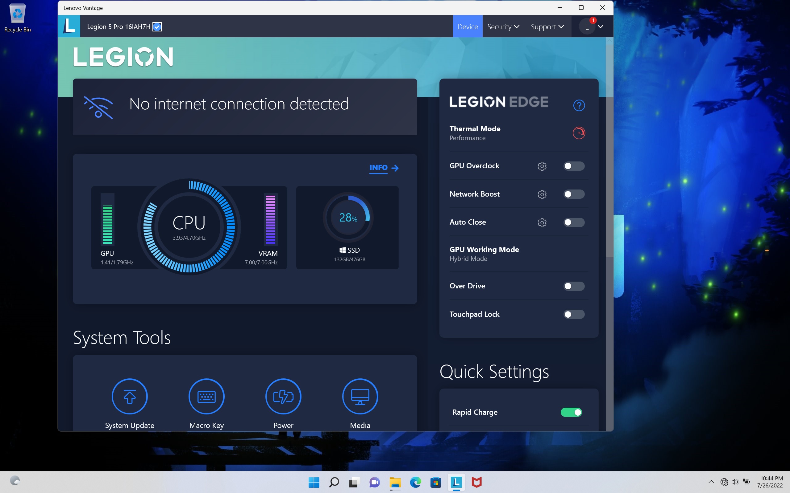 kiểm tra pin laptop lenovo