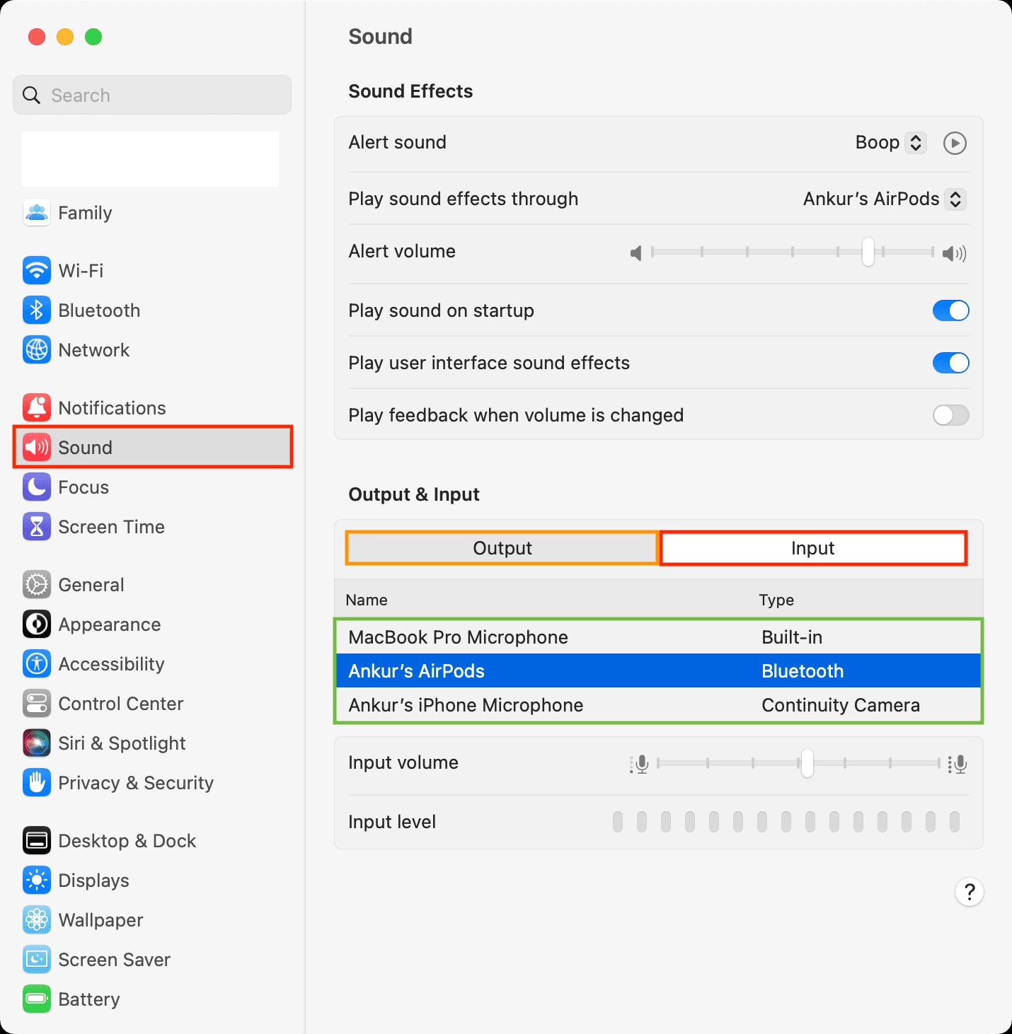 cách kiểm tra microphone trên macbook