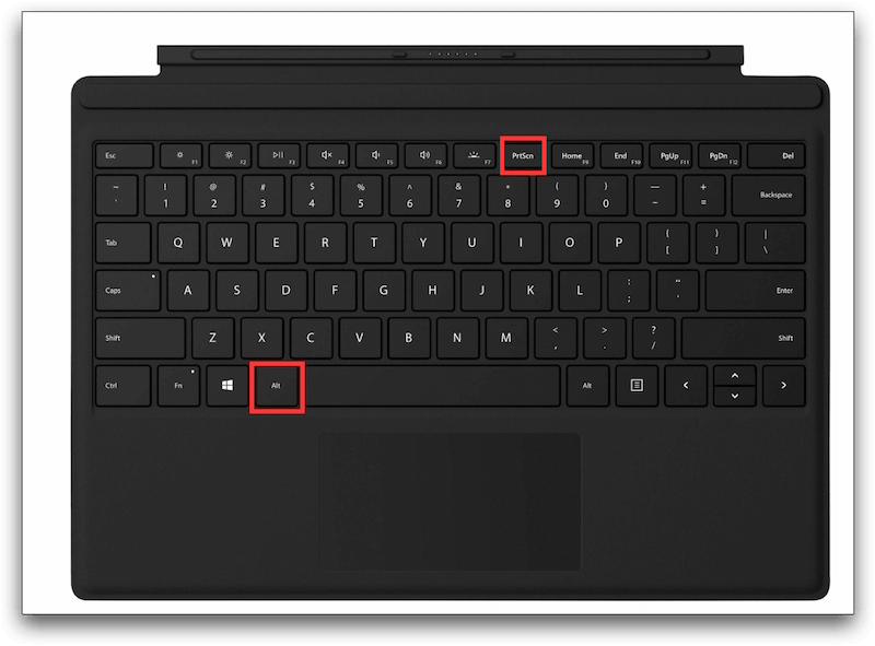 chụp cửa sổ surface bằng alt print screen