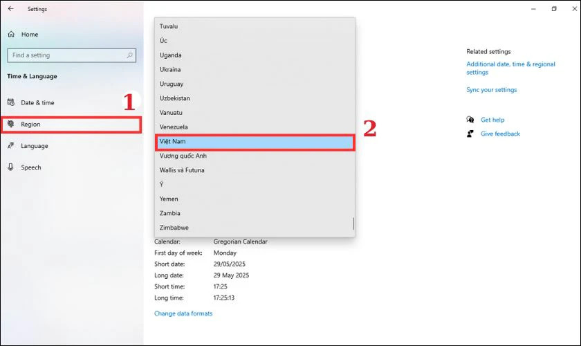 kiểm tra cài đặt bàn phím và ngôn ngữ