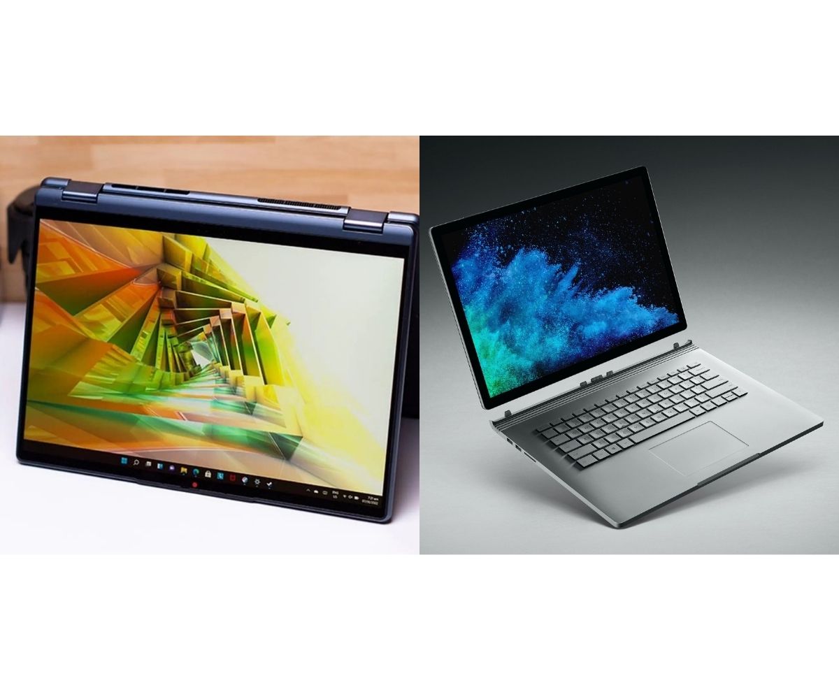 các kiểu dáng laptop cảm ứng gập 360 độ và tháo rời