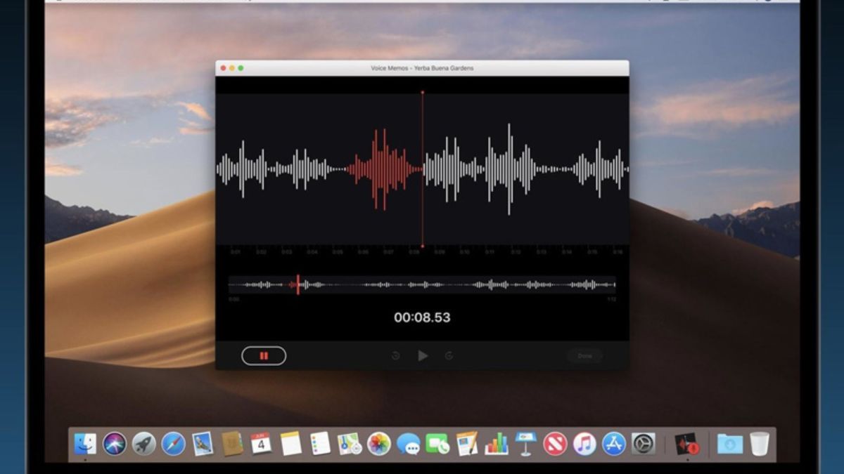 Ứng dụng Voice Memos ghi âm trên Apple