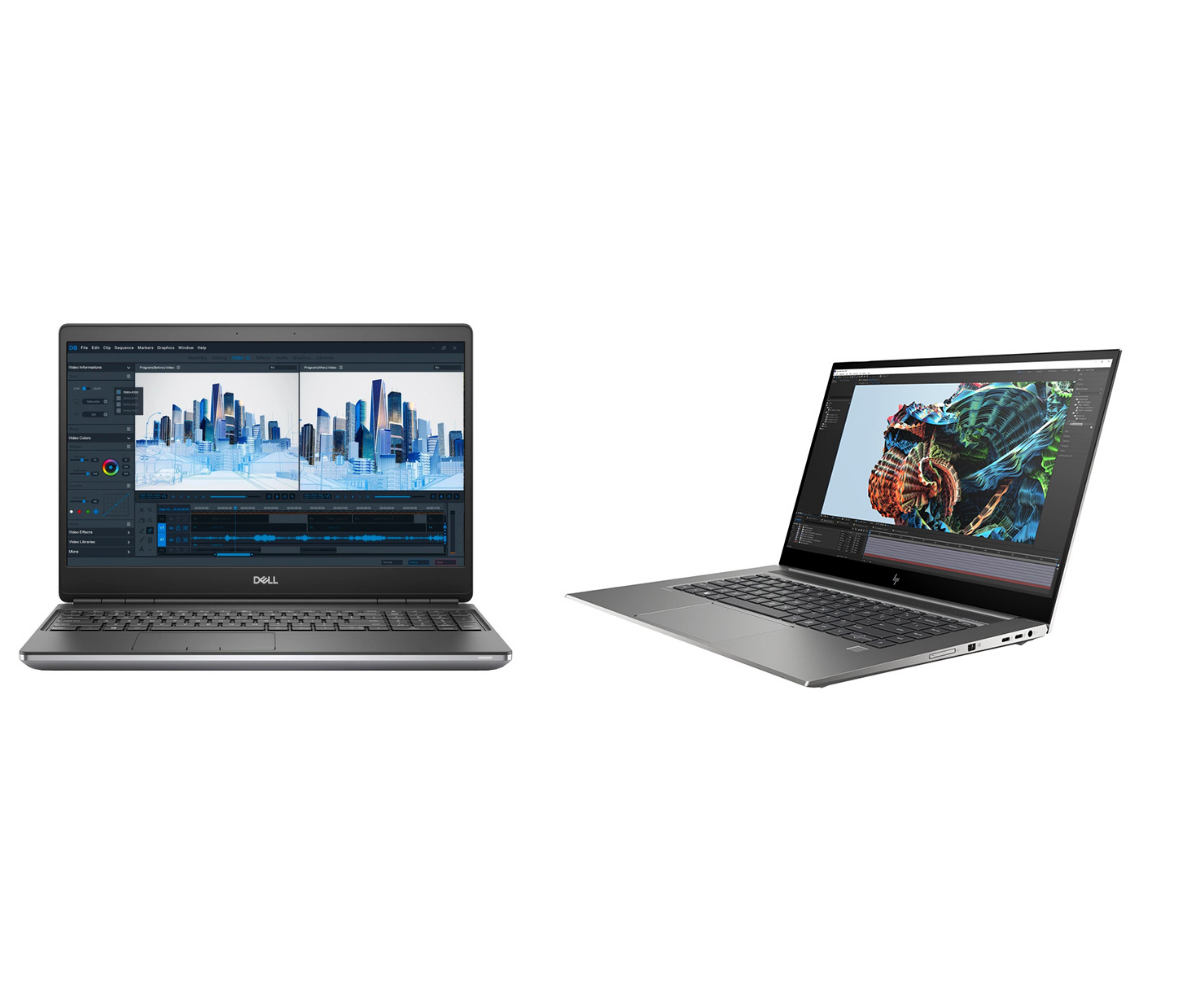 hai mẫu laptop cho sinh viên kiến trúc dell precision 7670 và hp zbook studio g8