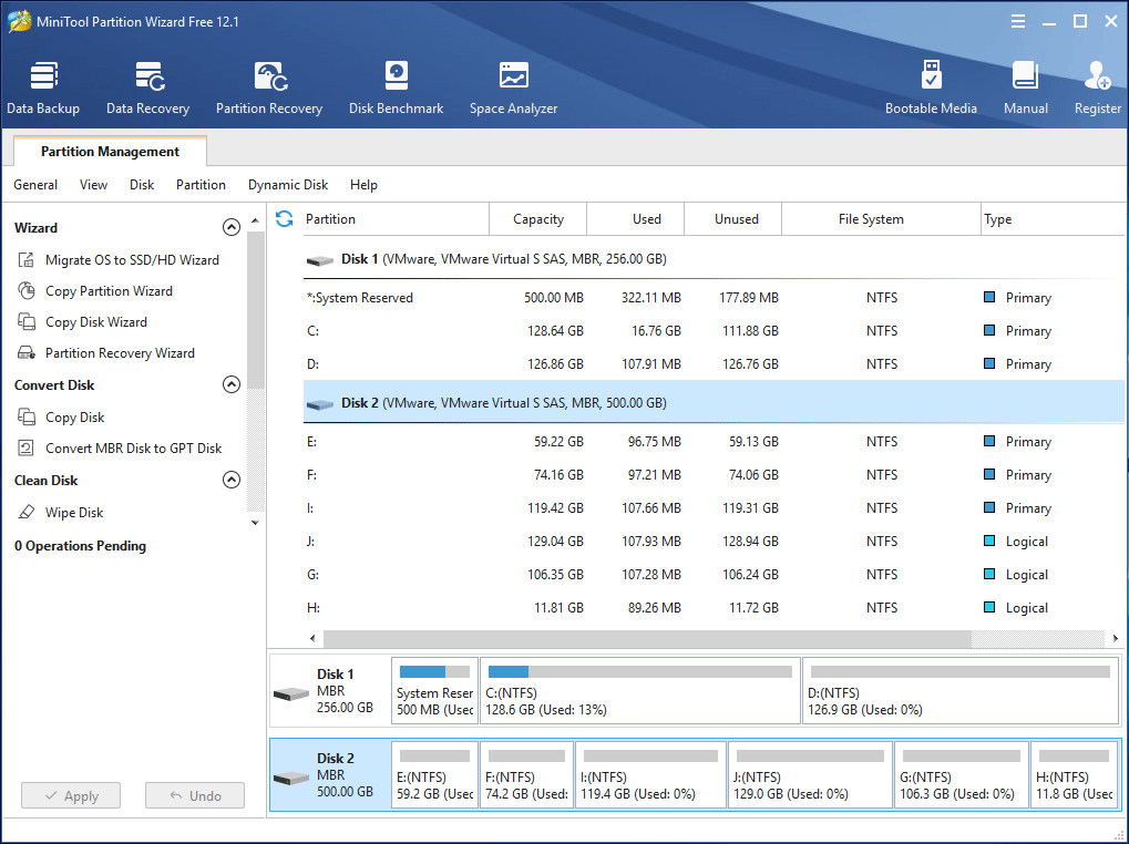 minitool partition wizard cắt bỏ bad sector