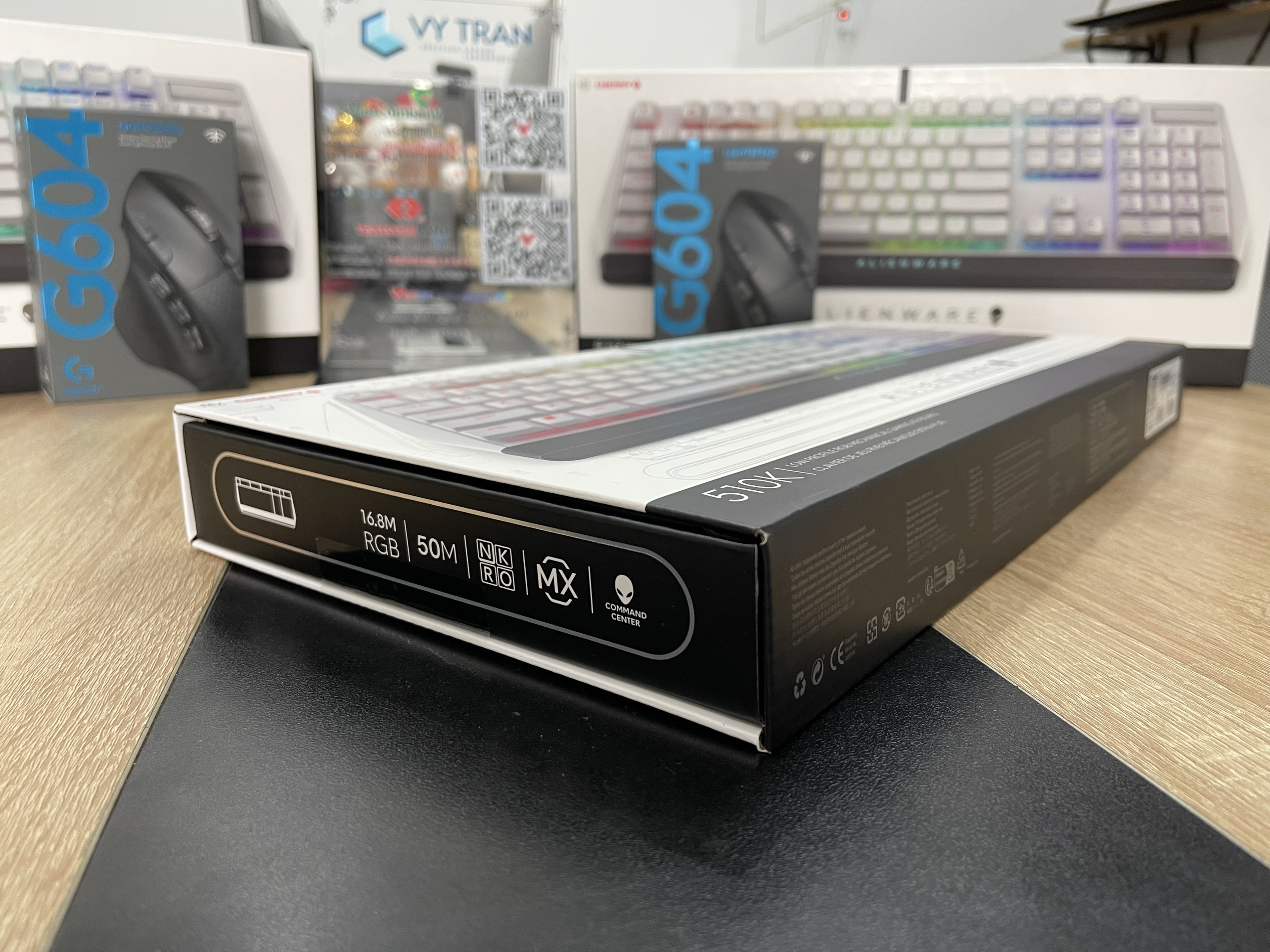 Bàn phím cơ Gaming Alienware 510K Lunar Lighth