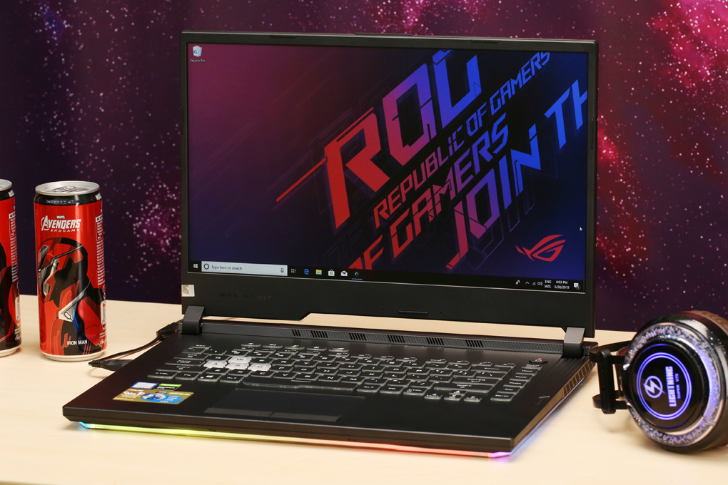 Laptop Asus Rog Strix G531G/ i7 9750H/ 8G - 16G/ SSD512/ Vga GTX1050 4G/ 120hz