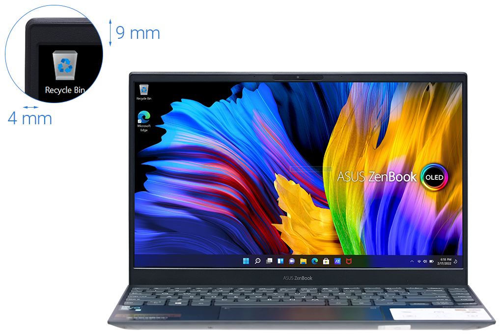 Laptop Asus Zenbook UX325EA i5 1135G7/ Ram8G/ SSD512/ Full HD IPS OLED Laptop Asus Zenbook UX325EA i5 1135G7/ Ram8G/ SSD512/ Full HD IPS OLED