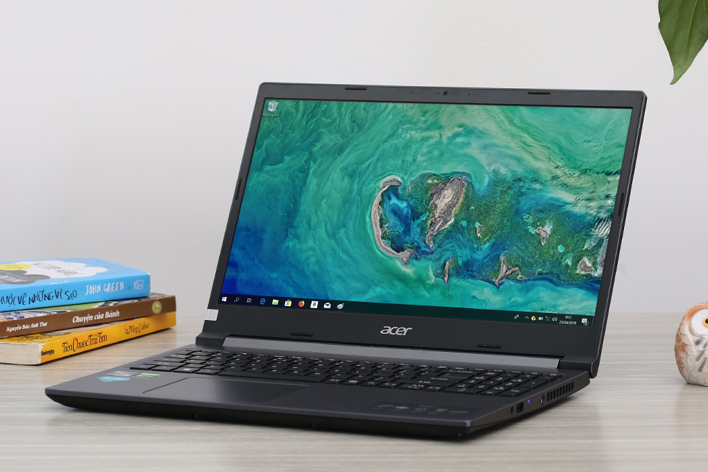 Laptop Gaming Acer Aspire 7 A715 Ryzen 5 5500/ 8G/ SSD256/ GTX1650 4G/  Gập 180 độ