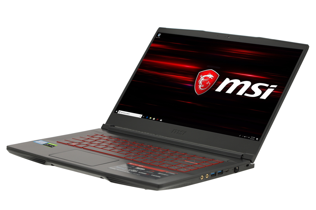 Laptop Gaming MSI GF63 9RCX i7 9750H 12CPUS/ 8G/ SSD256G/ GTX1050TI