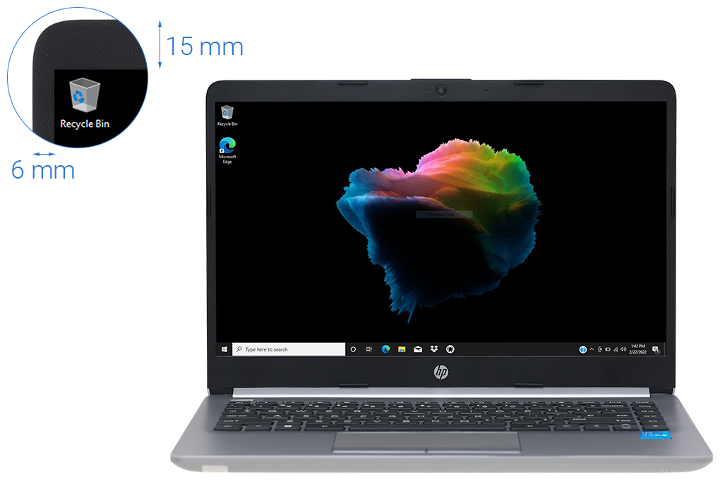 Laptop HP 240 G8 I5 1135G7/ RAM 8GB/ SSD 256GB