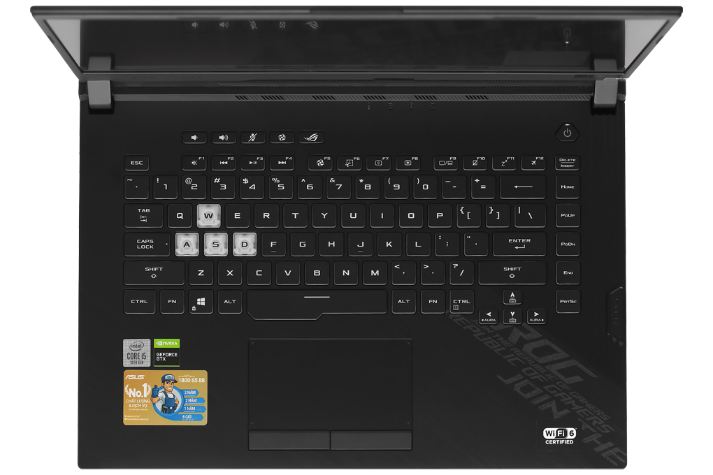 ASUS ROG STRIX G512 - I5-10300H RAM 8G SSD 512G NVIDIA GTX 1650TI