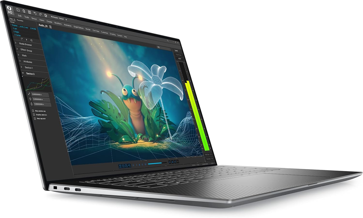 Laptop DELL Precision 5570 Mobile Workstation (2022) - CORE I7 12700H/16GB/512GB SSD / RTX A1000 4GB / FHD+
