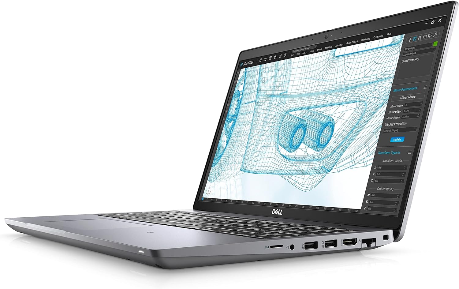 Laptop DELL Precision 3561 Mobile Workstation - CORE I5 11500H/16GB/256GB SSD/ NVIDIA T600
