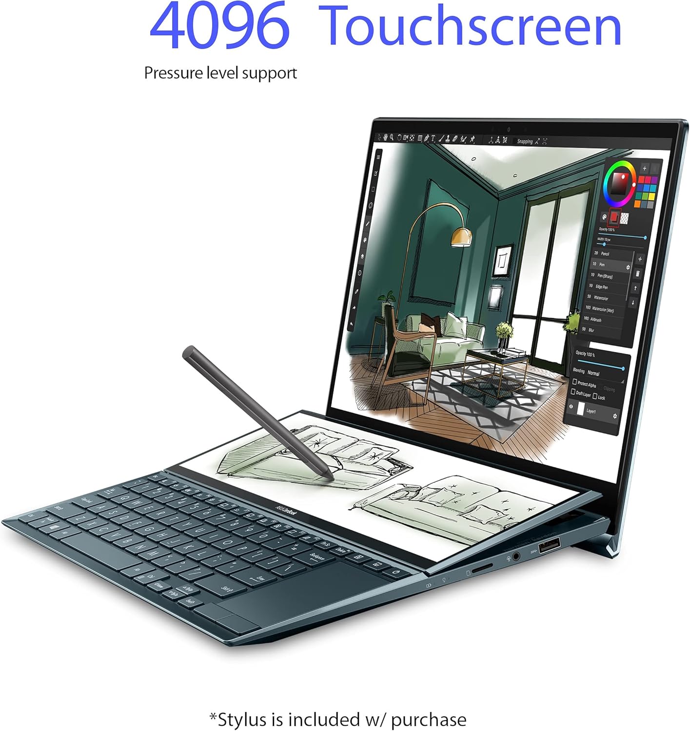 Asus ZenBook Duo UX482 - CORE I7 1195G7/16GB/1TB SSD/ GEFORCE MX450 2GB
